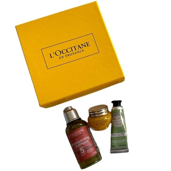 L’Occitane 3 Piece Skincare Bundle with Gift Box - Picture 1 of 8